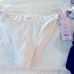 NWT Target white bikini bottom